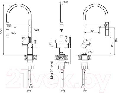 Смеситель Paulmark Gr213188-CR