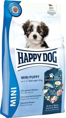 Сухой корм для собак Happy Dog Puppy Fit & Vital для щенков и молодых собак / 61202 - фото