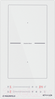 Индукционная варочная панель Maunfeld CVI292S2BWH Inverter - фото
