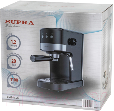 Кофеварка эспрессо Supra CMS-1505