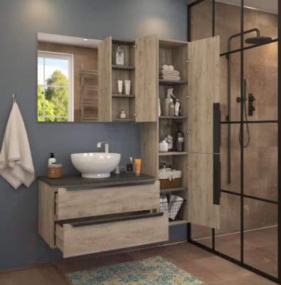 Шкаф-пенал для ванной Teymi Helmi / T60305