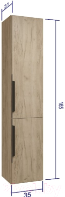 Шкаф-пенал для ванной Teymi Helmi / T60305