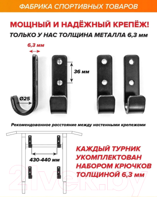 Турник-брусья Absolute Champion Триумф PRO