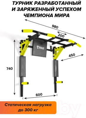 Турник-брусья Absolute Champion Центрл Спорт PRO