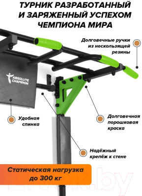 Турник-брусья Absolute Champion Центрл Спорт PRO