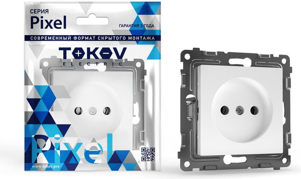 Розетка Tokov Electric Pixel TKE-PX-R1-C01