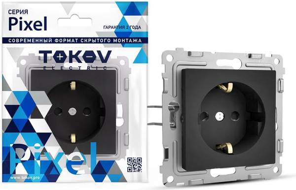 Розетка Tokov Electric Pixel TKE-PX-R1Z-C14