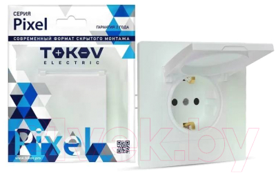 Розетка Tokov Electric Pixel TKE-PX-R1ZSW1-C04