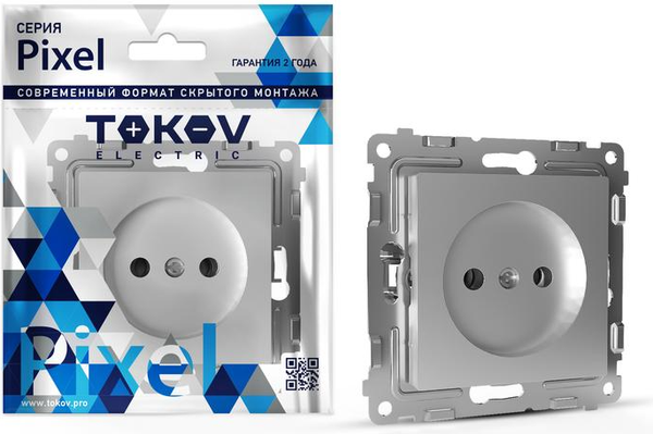 Розетка Tokov Electric Pixel TKE-PX-R1-C03