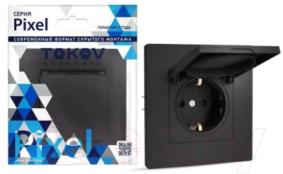 Розетка Tokov Electric Pixel TKE-PX-R1ZSW1-C14