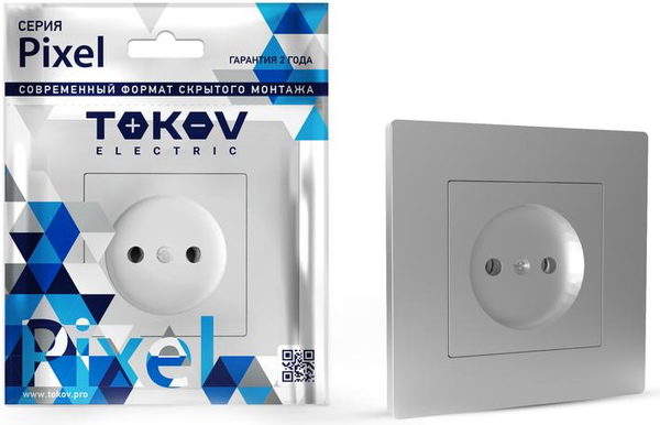 Розетка Tokov Electric Pixel TKE-PX-R1F-C03