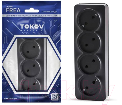 Розетка Tokov Electric Frea TKE-FR-R4-C14