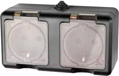 Розетка Tokov Electric Dita TKL-DT-R2Z-C14T-IP54 - фото