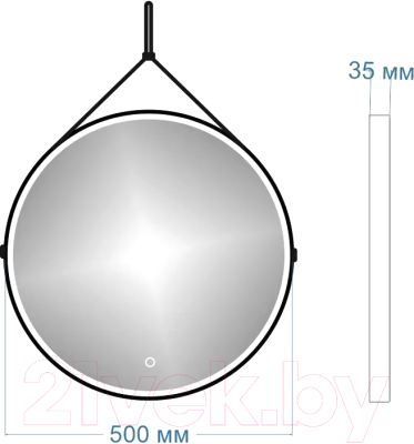 Зеркало Teymi Tiko D50 / T20902S