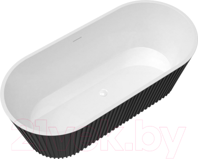 Ванна акриловая Teymi Kati 170x80x58 / T130113 (черный матовый)