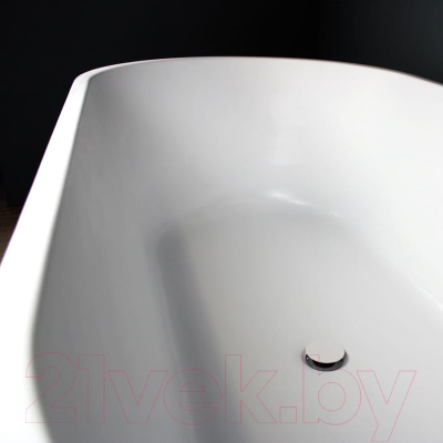 Ванна акриловая Teymi Kati 170x80x58 / T130113 (черный матовый)