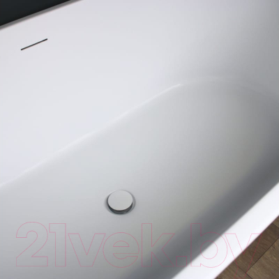 Ванна акриловая Teymi Kati 170x80x58 / T130113 (черный матовый)