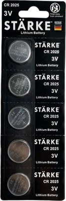 Комплект батареек Starke CR 2025 - фото