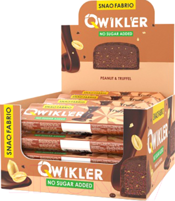Набор протеиновых батончиков Snaq Fabriq Qwikler Трюфельный - фото