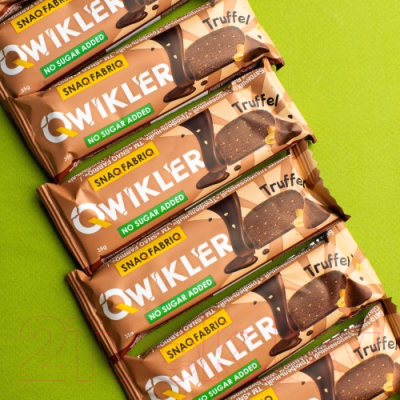Набор протеиновых батончиков Snaq Fabriq Qwikler Трюфельный