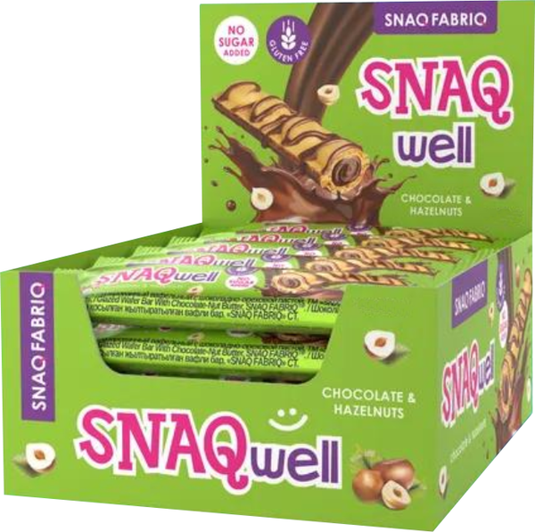 Набор протеиновых батончиков Snaq Fabriq С шоколадно-ореховой пастой - фото