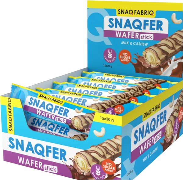 Набор протеиновых батончиков Snaq Fabriq С молочно-ореховой пастой - фото