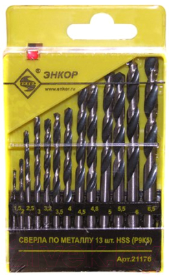 Набор сверл Энкор 21176 - фото
