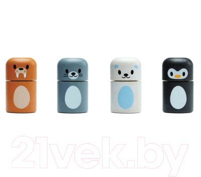 Конструктор Plan Toys Животные арктики / 5484 - фото