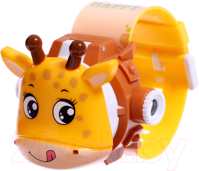 Часы наручные детские Zabiaka Часы-проектор. Жирафик / 10093178