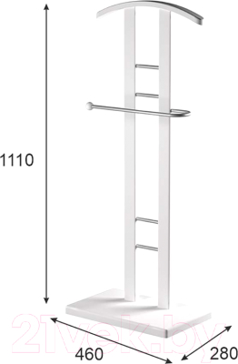 Стойка для одежды Мебелик Костюмная Галант 321