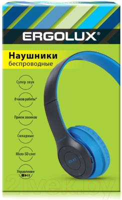 Беспроводные наушники Ergolux ELX-BTHP01-C06