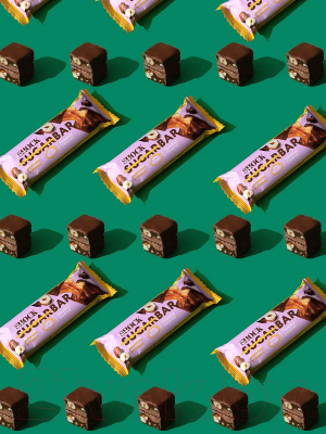 Набор протеиновых батончиков FitnesShock Шоколадная карамель-фундук