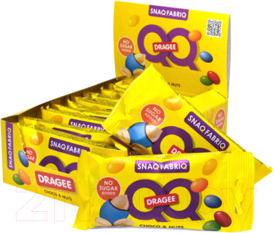 Протеиновые конфеты Snaq Fabriq Драже с арахисом и молочным шоколадом - фото