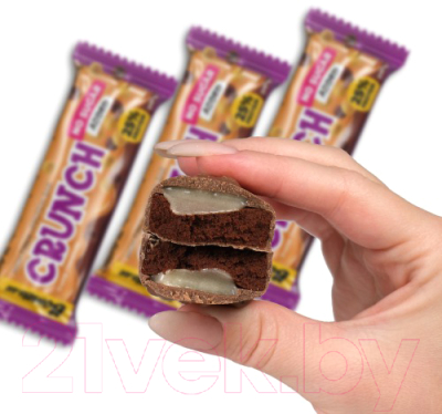 Набор протеиновых батончиков Bombbar Кранч Брауни Чизкейк