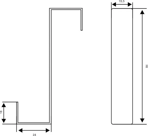 Набор крючков для одежды Аллюр КДН-1 20x20