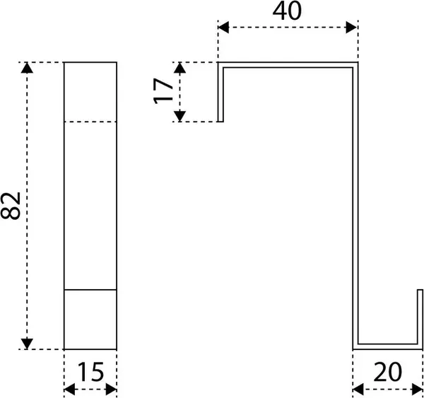Набор крючков для одежды Аллюр КДН-2 20x40