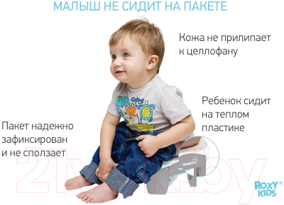 Дорожный горшок ROXY-KIDS HandyPotty / HP-255GG