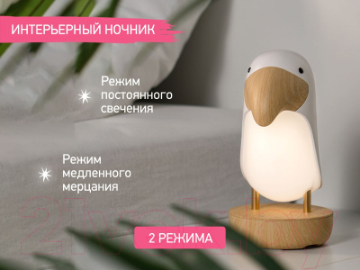 Ночник ROXY-KIDS Тукан / RTCN-001-W