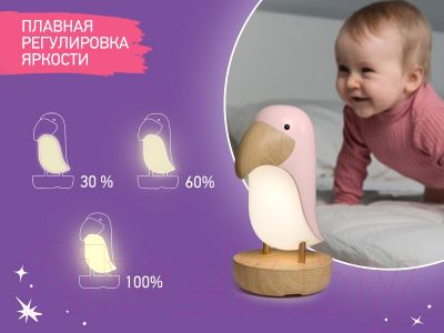Ночник ROXY-KIDS Тукан / RTCN-001-W
