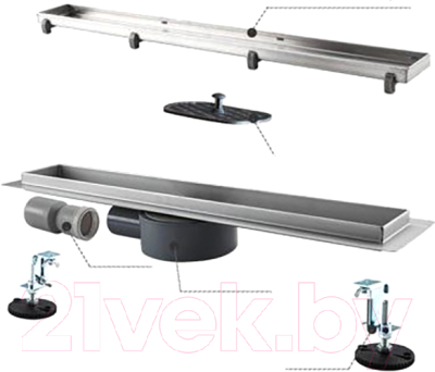 Трап для душа Gappo G85007-4