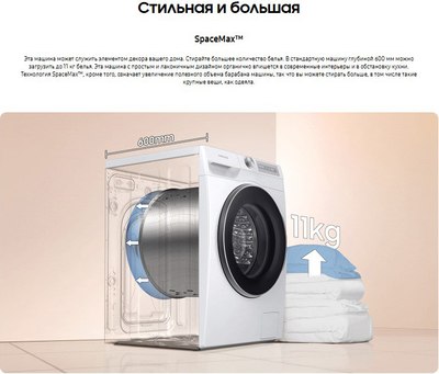 Стиральная машина Samsung WW11CG604CLELP