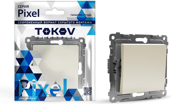 Выключатель Tokov Electric Pixel TKE-PX-V1-C02