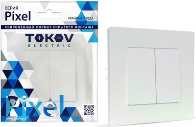 Выключатель Tokov Electric Pixel TKE-PX-V2F-C04