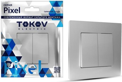 Выключатель Tokov Electric Pixel TKE-PX-V2F-C03
