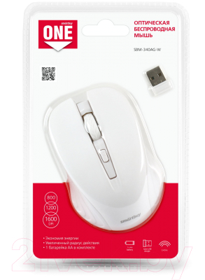 Мышь SmartBuy One 340AG / SBM-340AG-W