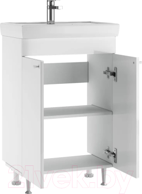 Тумба под умывальник Айсберг Томь 60 Промо DP2612T