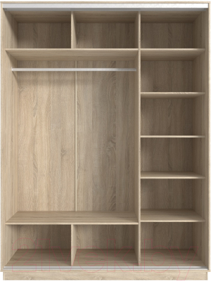 Шкаф-купе НК Мебель Fix 3-х дверный / 98609596