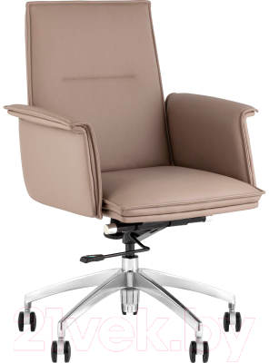 Кресло офисное TopChairs Regenta A335-1A 8383-31 (бежевый) - фото