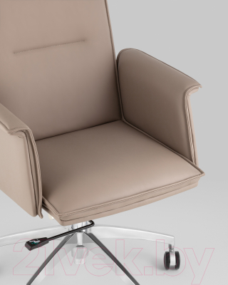 Кресло офисное TopChairs Regenta A335-1A 8383-31 (бежевый)