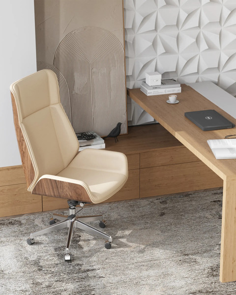 Кресло офисное TopChairs Crown SN A312-A 8383-1 Walnut Back